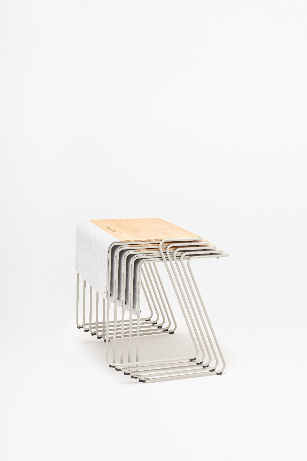 Loop Training Desk with Sled Base 2