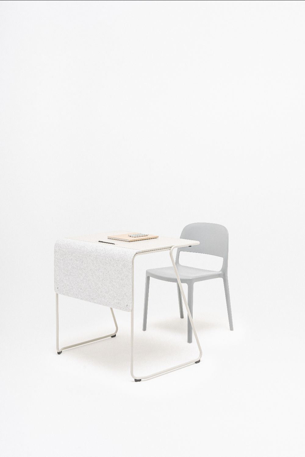 Loop Training Desk with Sled Base with Chair
