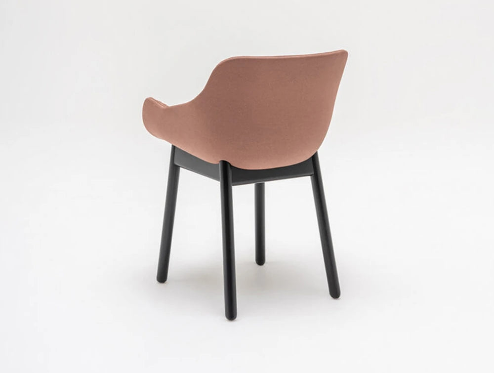 MDD Baltic Soft Duo Shell Armchair with Wooden Base 2