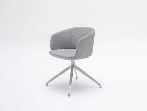 Mdd Grace Chair On Four Spoke Base With Castors 2