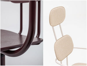 Mdd New School Chair With Headrest On Four Spoke Base 8