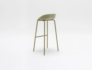 Mdd Team Polypropylene High Stool With Footrest 3