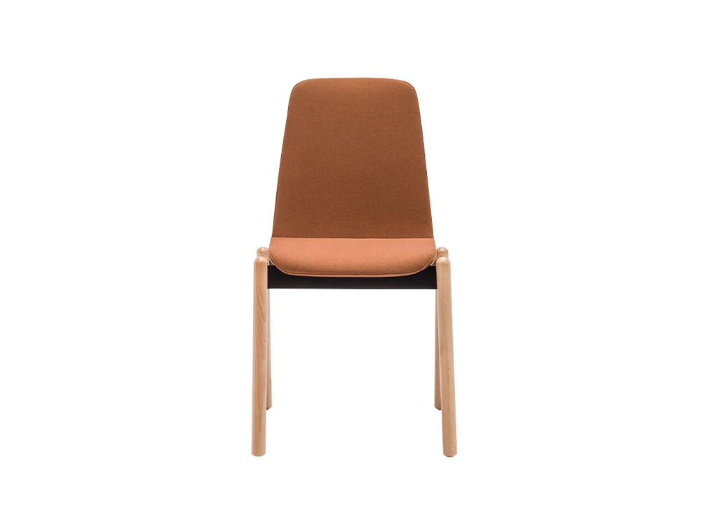 Mdd Ulti Fabric Chair With Wooden Base