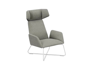 Manta Armchair Lounge  Metal Legs  Ma1Z