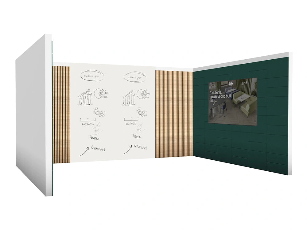 Meeting Room with Mixed Wall Panels