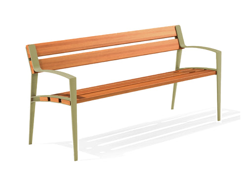 Minsk Wooden Outdoor Bench