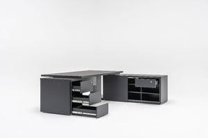 Mito Fenix Wooden Executive Desk with Side Storage 2
