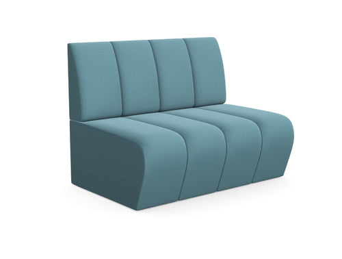 Terry Low Back Modular Banquet Seating in Blue