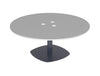 Mono Giant Round Meeting Room Table With Power 3