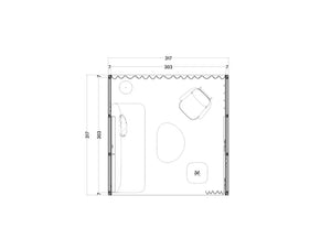 Mutedesign Omniroom Lounge 5 Person Open Meeting Pod Dimensions