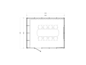 Mutedesign Omniroom Meet 8 Person Closed Meeting Pod 4 Dimensions