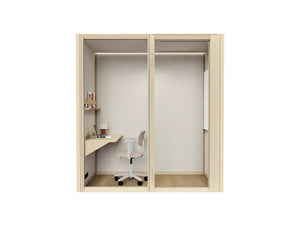 Mutedesign Omniroom Work 1 Person Closed Working Pod 2X1 P1 V1 C