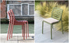 Nardi Doga Bistro Monobloc Chair in Stacked and with Cushion