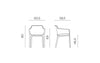 Nardi Net Stackable Monobloc Armchair Dimensions