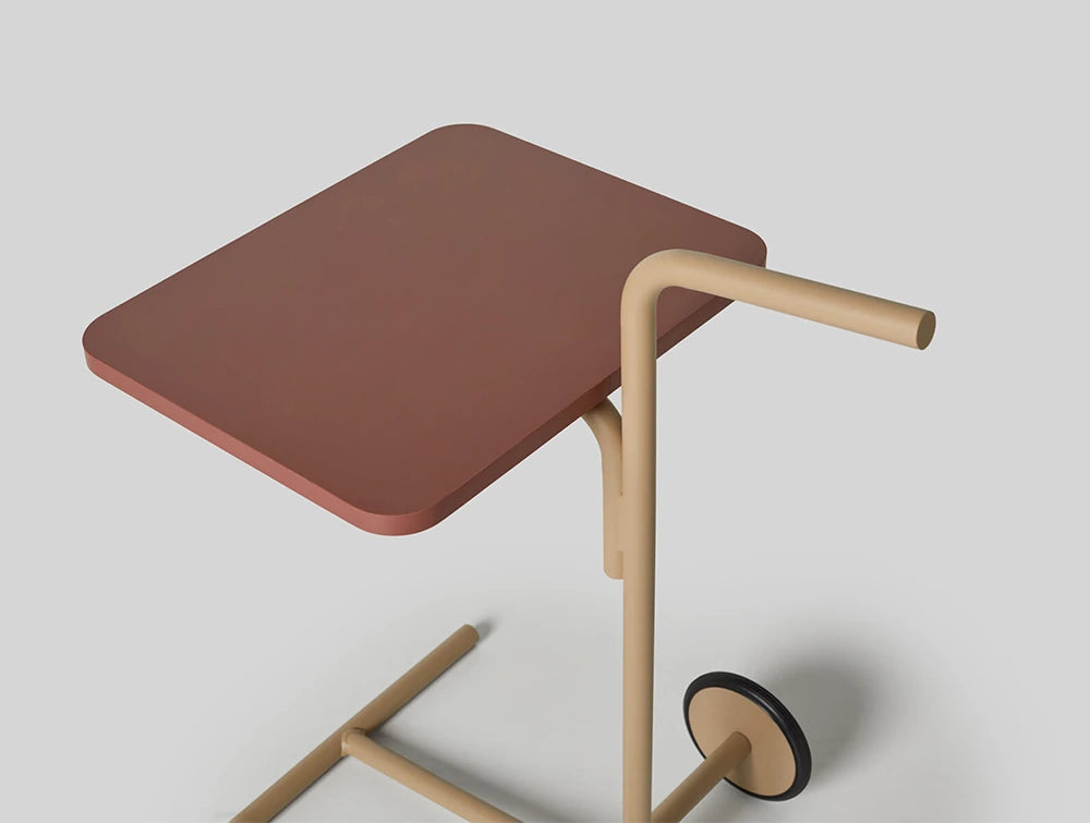 Nebula Collection Side Table with Castors