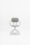 New School Chair Low Back with Arms and 4 Spoke Base 3