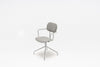 New School Chair Low Back with Arms and 4 Spoke Base 4