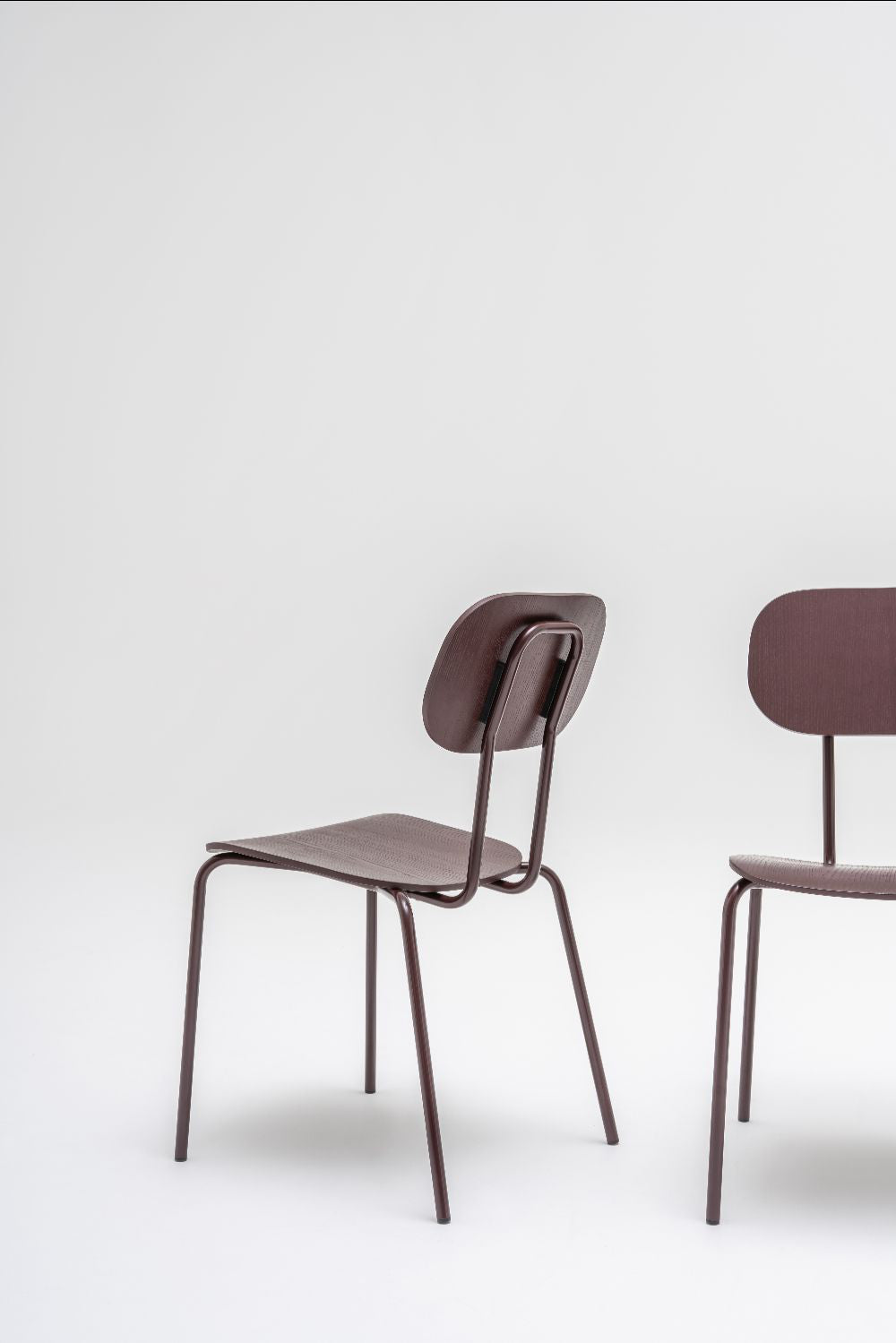 New School Low Back Chair with 4 Legged Frame 3