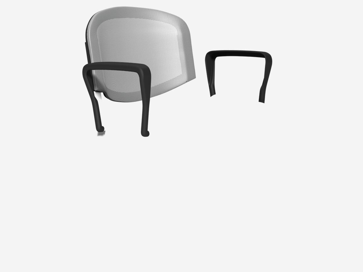 Custom OI Series Mesh Backrest Chair, Black Frame [C.D] - Ref: KCSIZFC