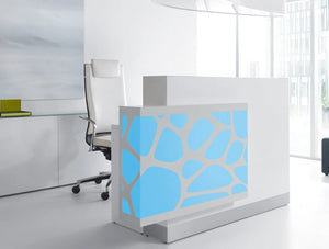 Organic Lights Reception Desk 3