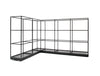 Palisades Zoning Metal Grid Room Dividers With Base