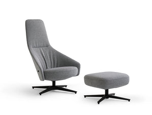 Palo Lounge Armchair with Wooden Legs 10