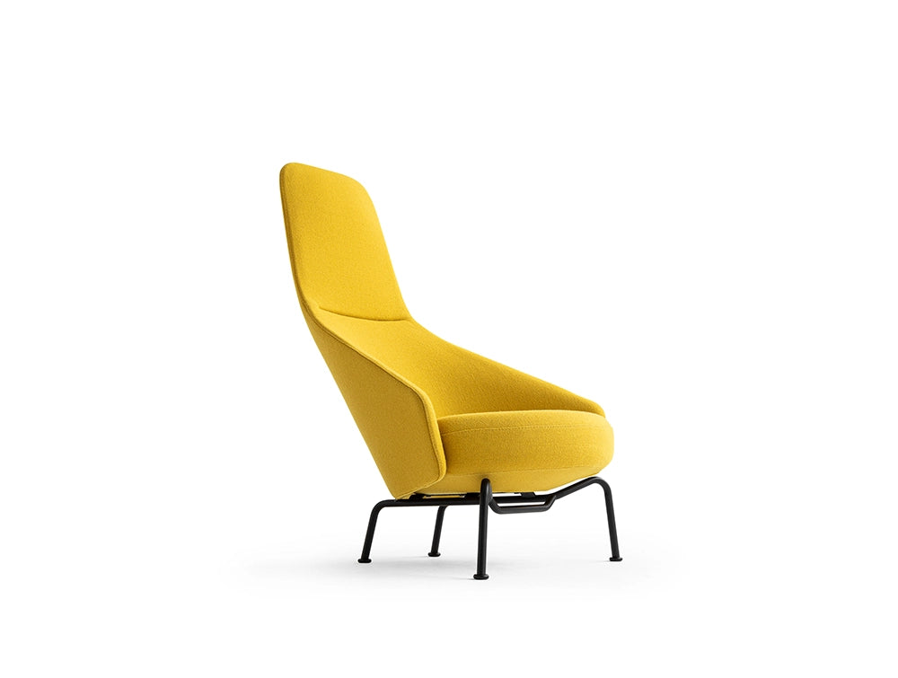 Palo Lounge Armchair with Wooden Legs 4