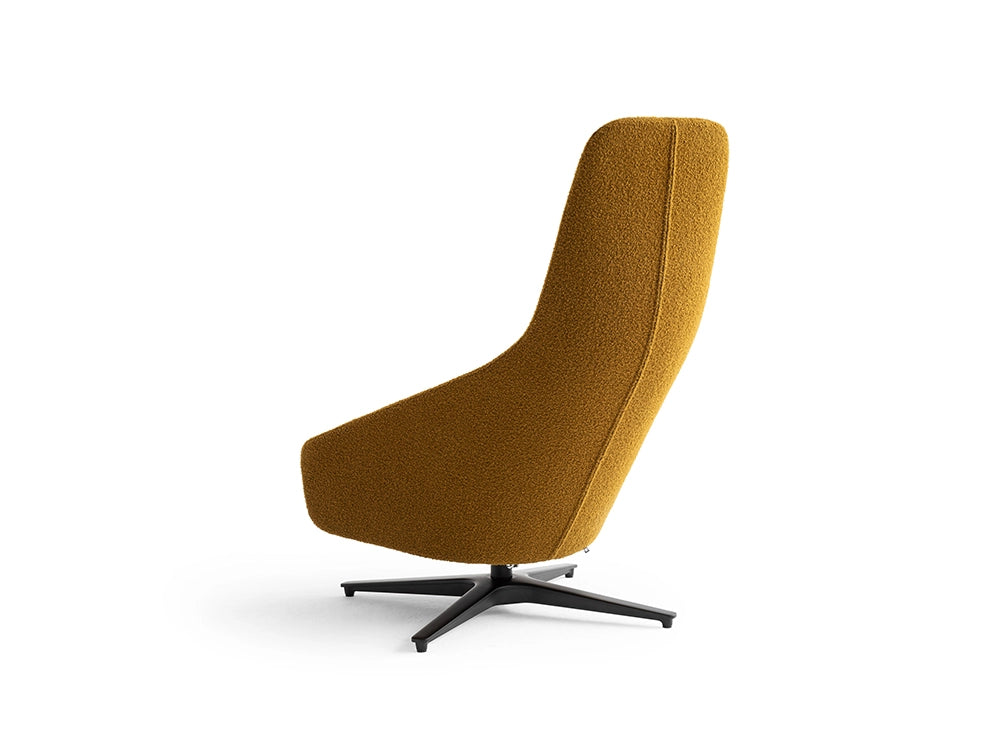 Palo Lounge Armchair with Wooden Legs 9