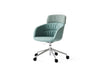 Paxt Aluminium Tub Chair in 5 Star Base with Castors 4