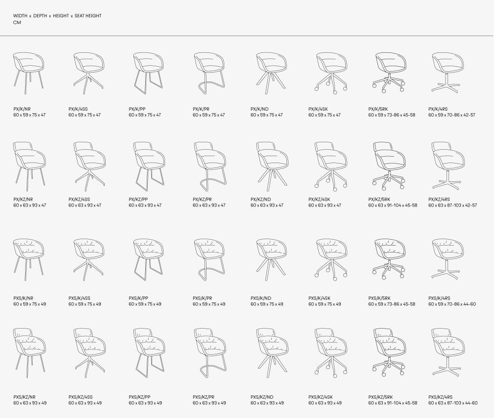 Paxt Tub Chair Dimensions