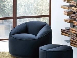 Pedrali Island Pouf Lounge Armchair 4 In Black