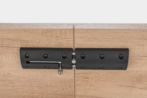 Plica Rectangular Folding Table on Castors Detail