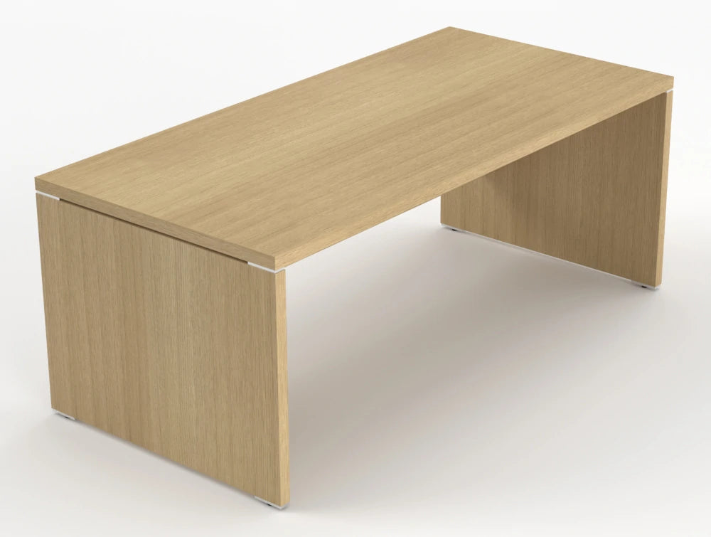 Quando Executive Desk Canadian Oak Finish 1900Mm