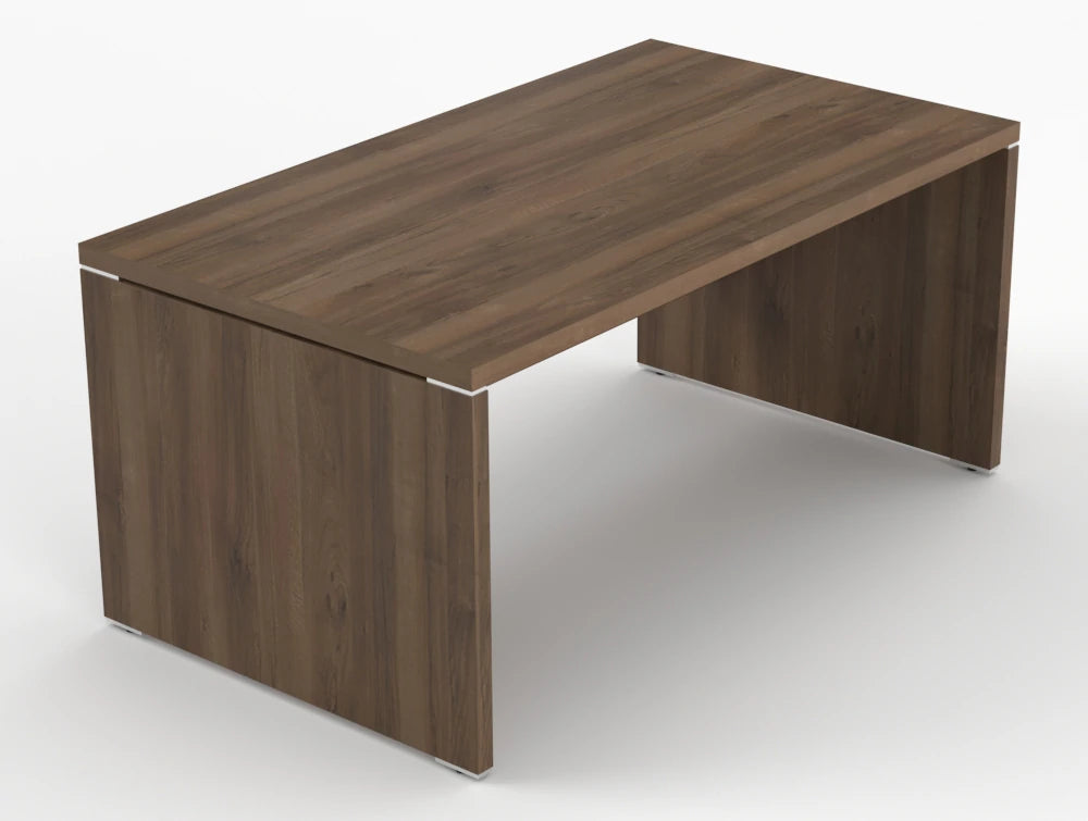 Quando Executive Desk Dark Walnut Finish 1600Mm