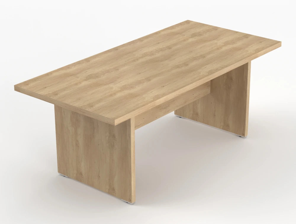Quando Executive Meeting Table Natural Oak Top