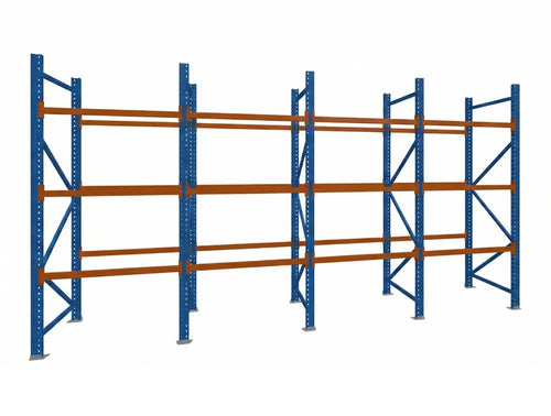 Ragal 4-Bay 3-Level Pallet Racking