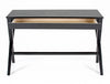 Rosalind Home Office Desk Black Lacquered Oak 3