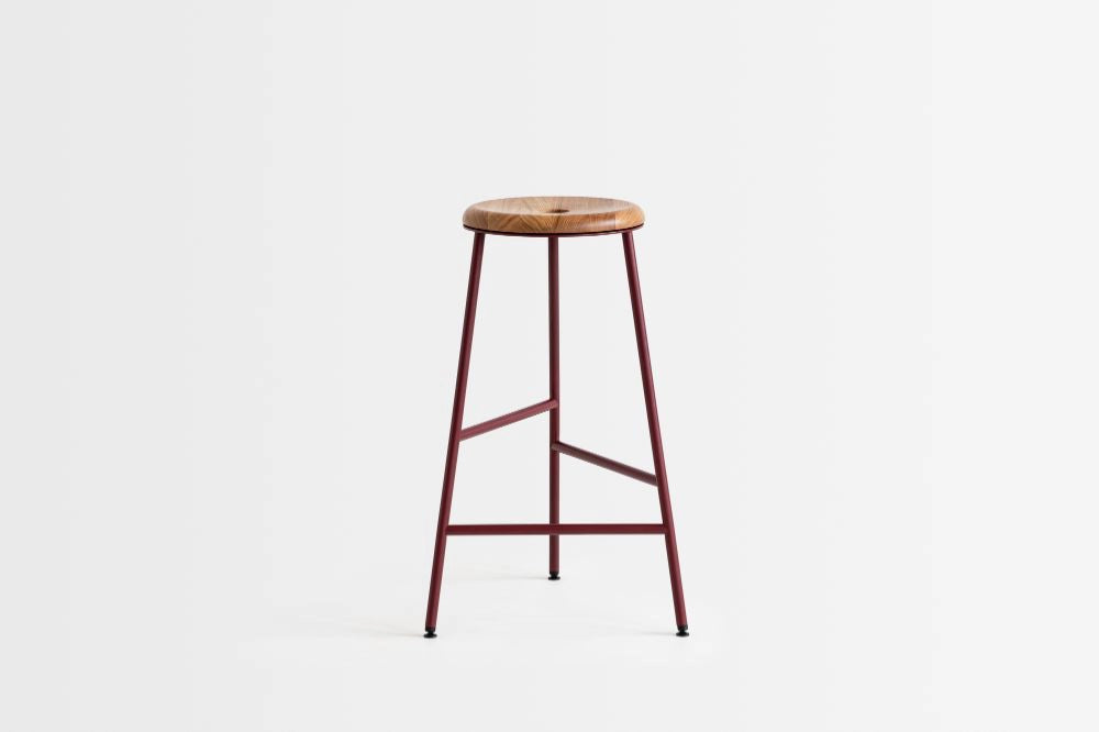 Rotor Wooden Bar Stool 6