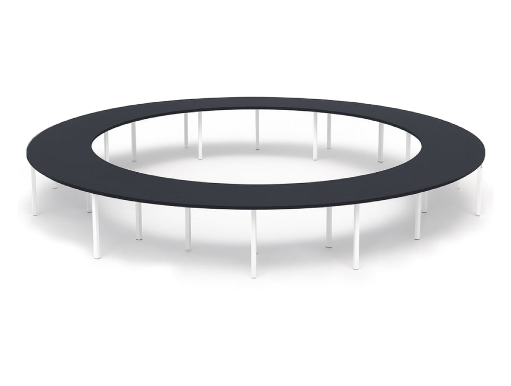 Round Shaped Meeting Room Table with Wide Centre Space 2