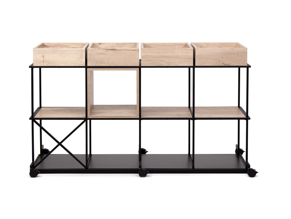 Saar Mobile 8 Shelving Unit