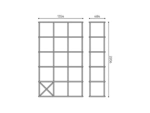 Saar Modules Metal Shelving Unit Dimensions