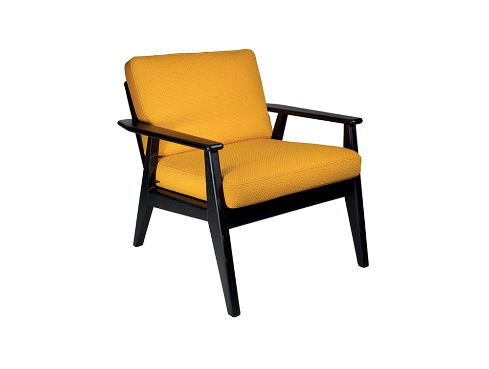 Scandi Upholstered Lounge Armchair 5