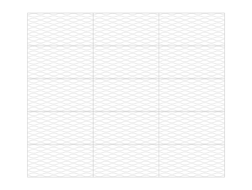 Shallow Wave 3D Cork Wall Covering 2