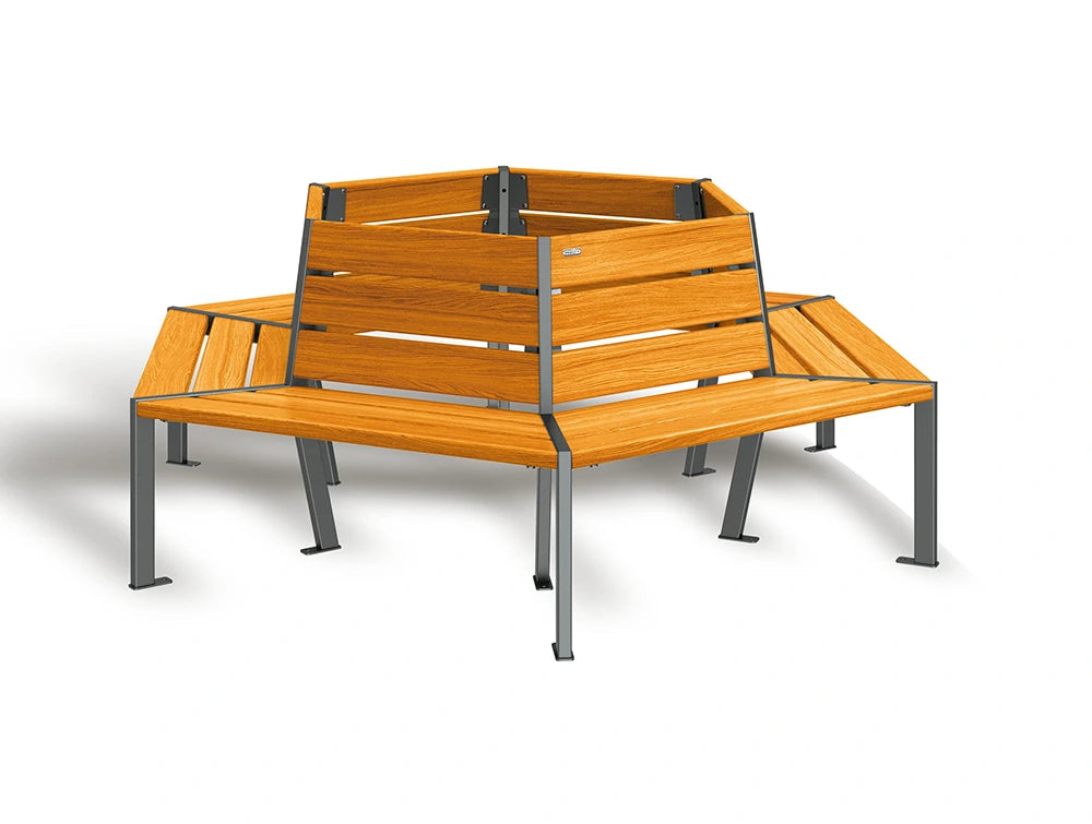 Silaos Outdoor Tree Bench 3