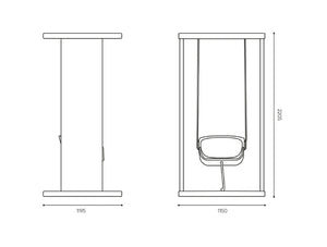 Social Acoustic Swing Seat Detail