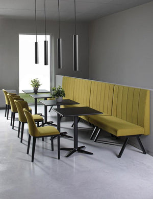 Social Ize Upholstered Modular Sofa With Tables And Chairs In Canteen Setting 3