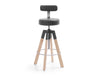 Spin 2 Bar Stool with Footrest 7