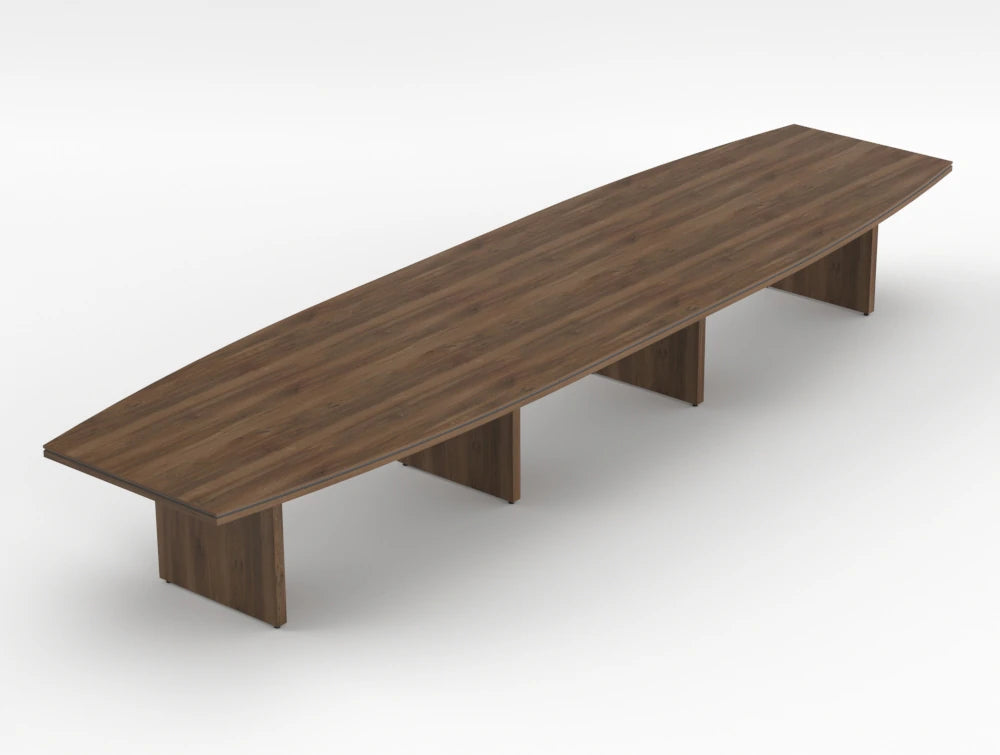 Status Executive Boardoom Room Table 5400Mm Canadian Oak Finish