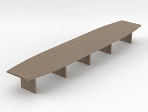 Status Executive Boardoom Table 6800mm Grey Oak Finish