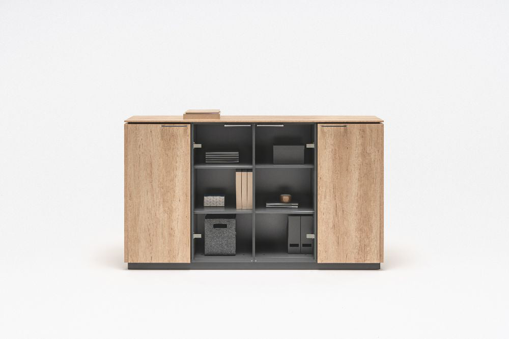 Status Executive Low Storage with Glass Doors 5